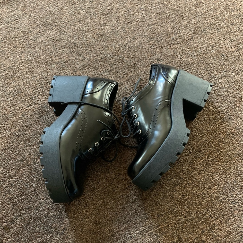 Platform Oxford Shoes